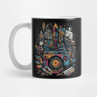 Surreal New York city, street art Mug